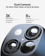 eufy Security SoloCam S340 Dual Cameras Solar Camera Outdoor Wireless 3K No Fee1