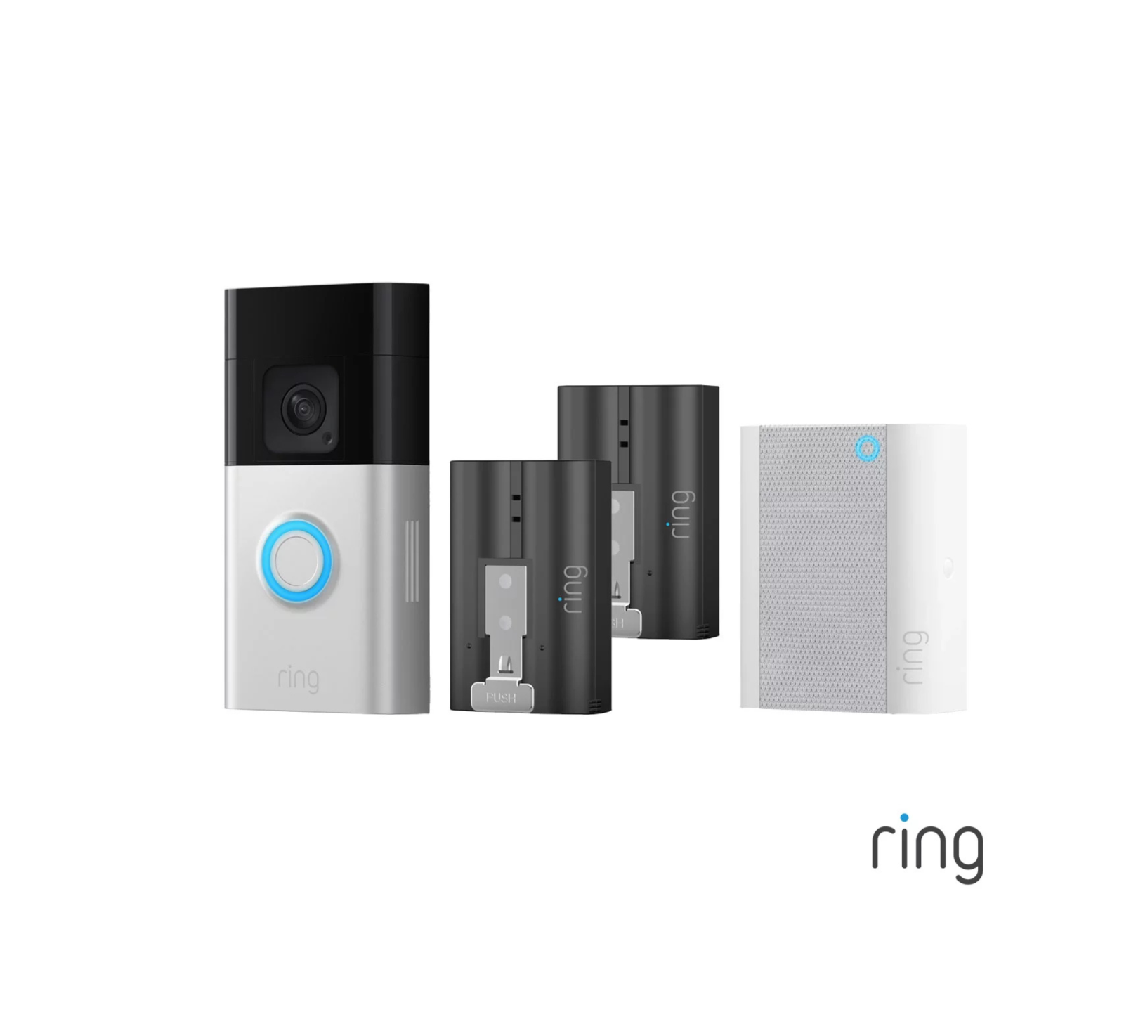Ring Battery Video Doorbell Plus with Chime and Additional Quick Release Battery0
