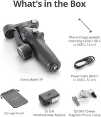 DJI Osmo Mobile 7P Gimbal Stabilizer for iPhone Android Native Tracking3