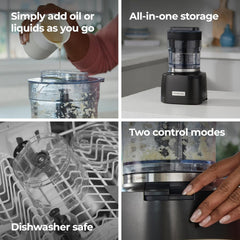 KENWOOD Duo Prep 2-in-1 Chopper & Grinder 800W Black CHP80.00BK3