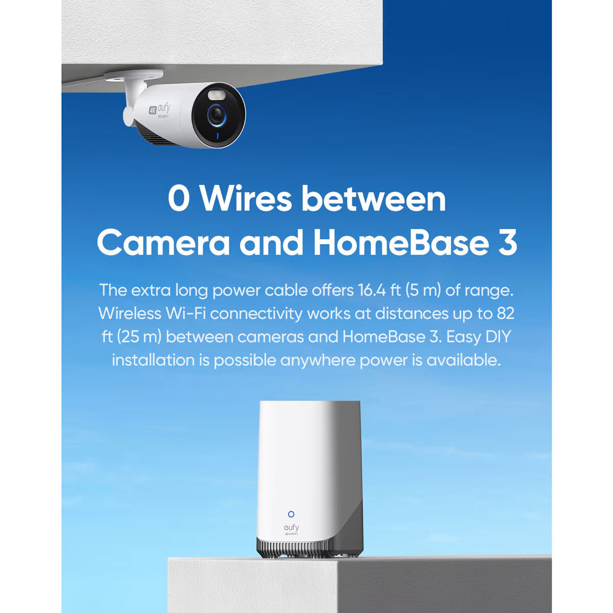 Eufycam E330 3 (Professional) Camera Kit with Homebase 3 – No Monthly Fees