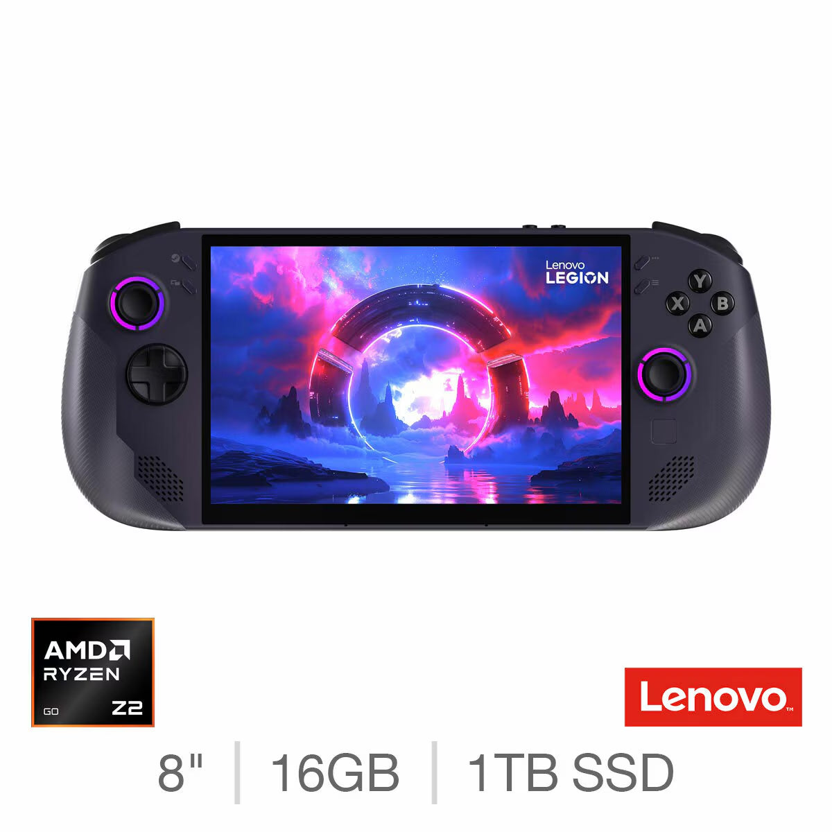 Lenovo Legion Go S - Powerful Handheld Gaming PC with AMD Ryzen Z2, 16GB RAM, 1TB SSD, 8-Inch Display