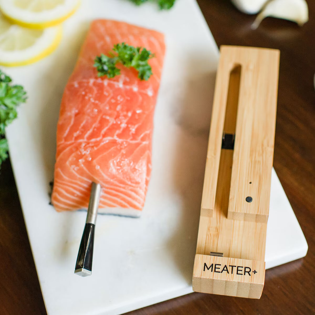 MEATER Plus Wireless Meat Thermometer - Elegant Honey Finish