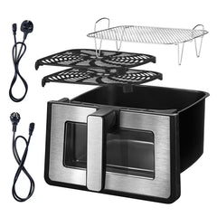 Gourmia Digital Air Fryer 7.6L Z Glass Windows Healthy Frying Cooker GAF8182