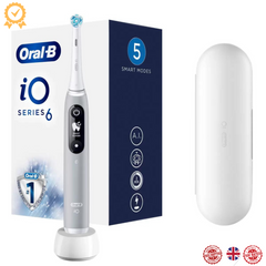 Oral-B iO6 Series Ultimate Clean Electric Toothbrush 5 Smart Modes Grey Colour2