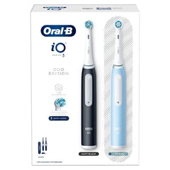 Oral-B iO3 Series Electric Toothbrush Smart Duo Pack Edition Ice Blue Matt Black3