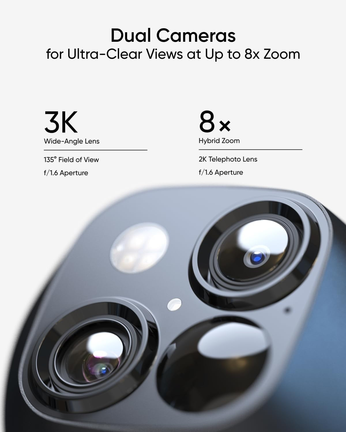eufy Security SoloCam S340 Dual Cameras Solar  Camera Outdoor Wireless 3K No Fee1