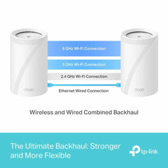 TP-Link Deco BE65 BE9300 Tri-Band Whole Home Mesh WiFi 7 System 3 Pack3