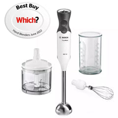 Bosch ErgoMix Hand Blender MS6CA4150G with Mini Chopper Whisk, 12 Speeds 800W1