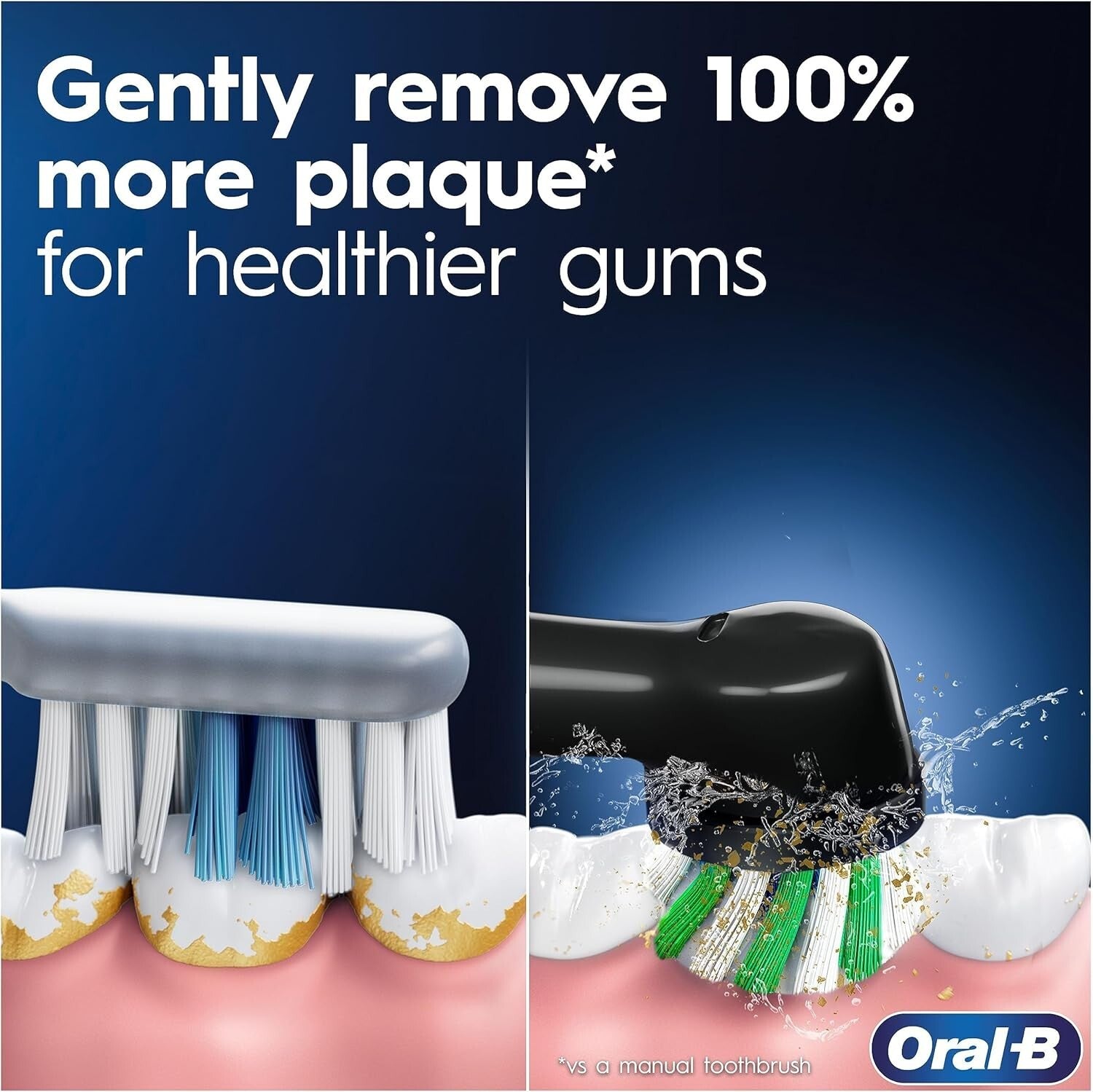 Oral-B Pro 3 3500 Electric Toothbrush Cross Action and Travel Case Black Edition3