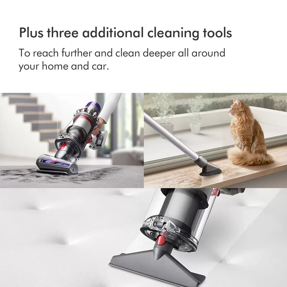 Dyson V11 Extra Cordless Vacuum Cleaner Powerful Intelligent Nickel Red5