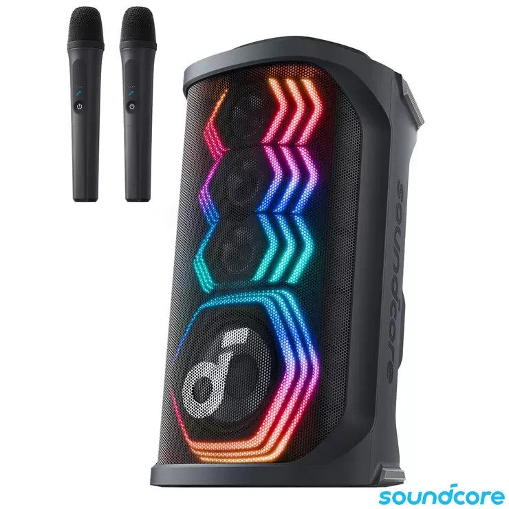 Soundcore Rave 3S AI Karaoke Party Speaker with Dual Mics 200W8