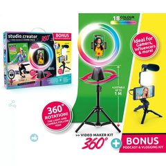 Studio Creator 360 Video Maker Kit Combi Pack Podcast Vlogging Kit Social Media 1