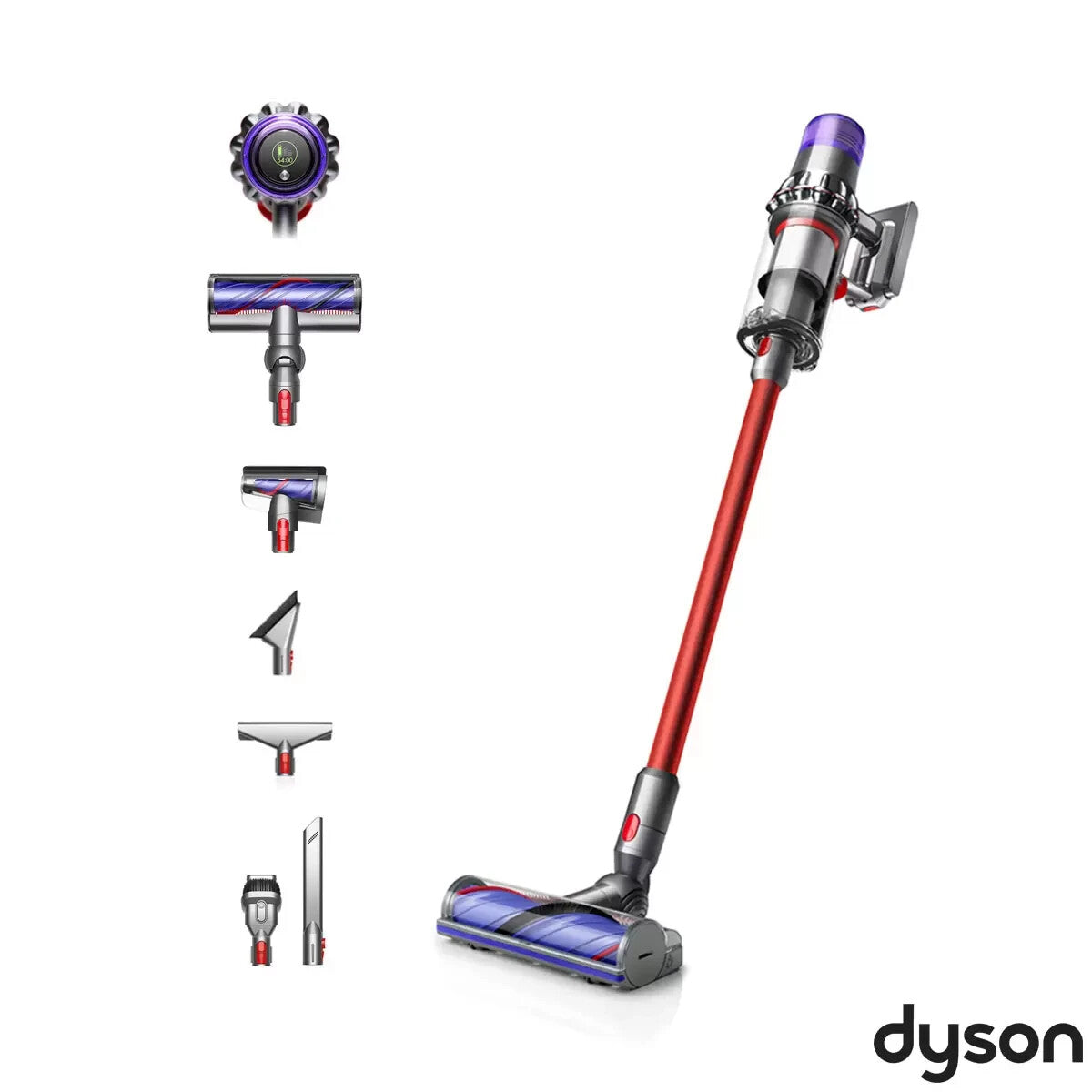 Dyson V11 Extra Cordless Vacuum Cleaner Powerful Intelligent Nickel Red0