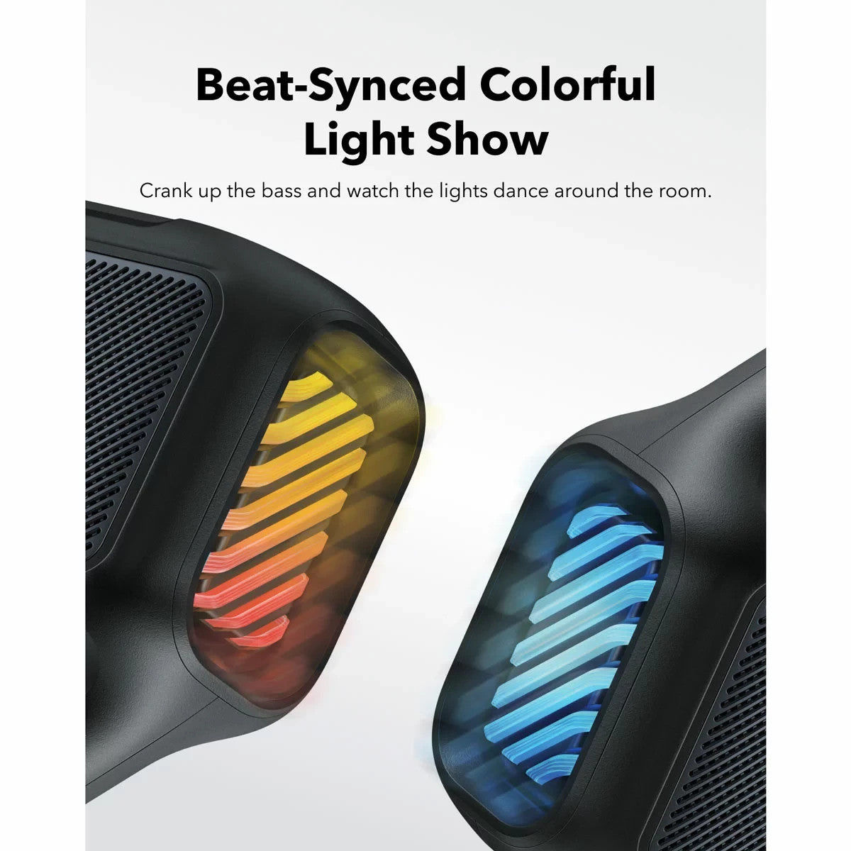 Soundcore Boom V2 Portable Speaker LED Lights IPX7 Waterproof Bluetooth3