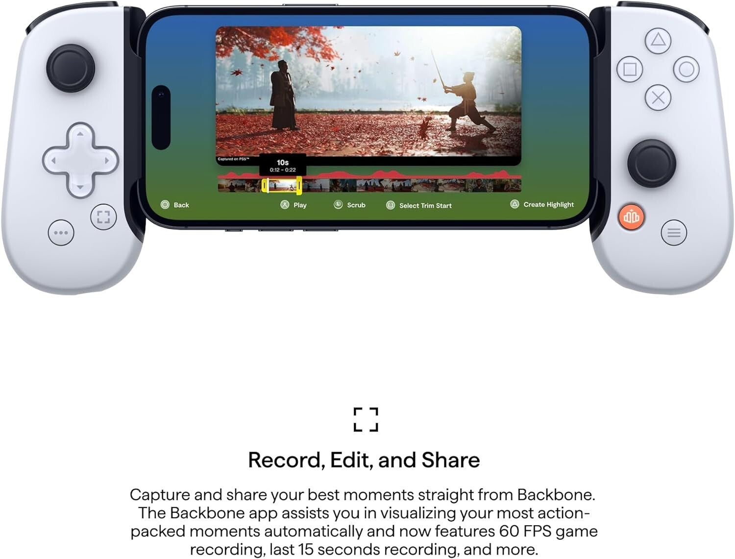 BACKBONE One PlayStation Edition Mobile Gaming Controller for iPhone Lightning4