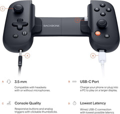 BACKBONE One PlayStation Edition Mobile Gaming USB-C For Android & iPhone Series2