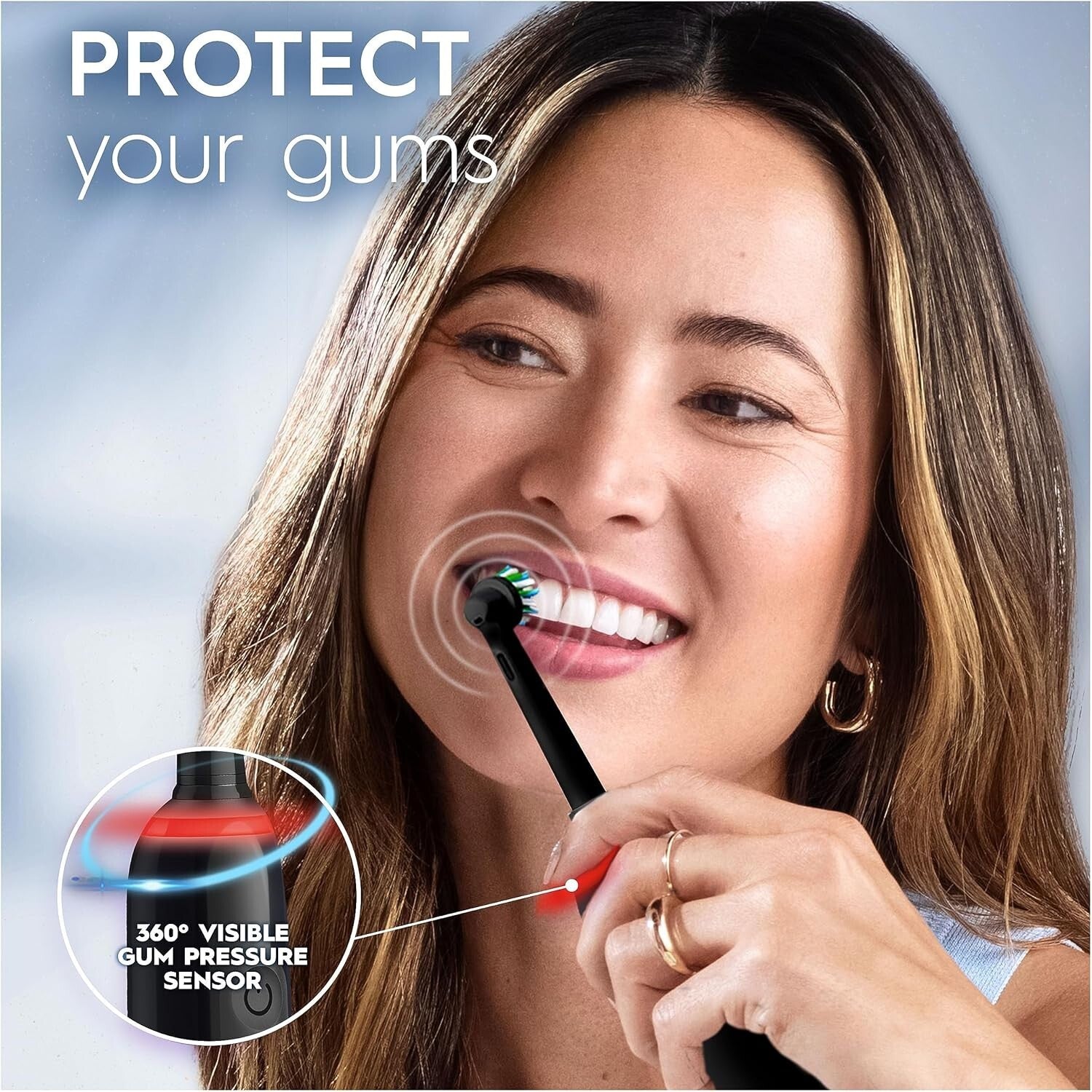 Oral-B Pro 3 3500 Electric Toothbrush Cross Action and Travel Case Black Edition5