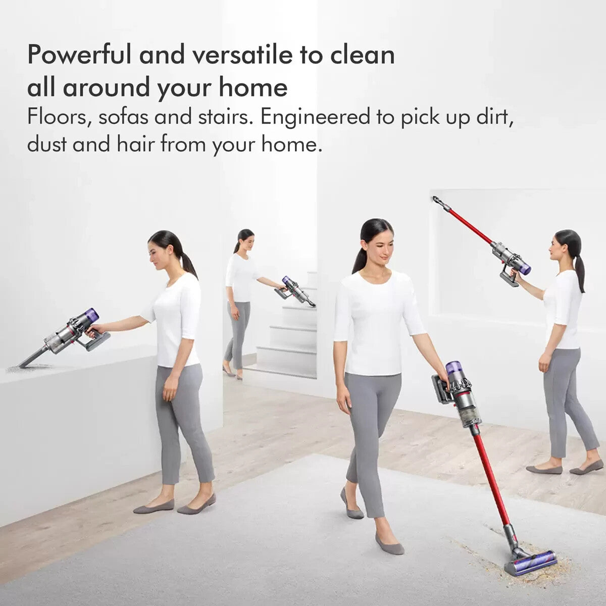 Dyson V11 Extra Cordless Vacuum Cleaner Powerful Intelligent Nickel Red9