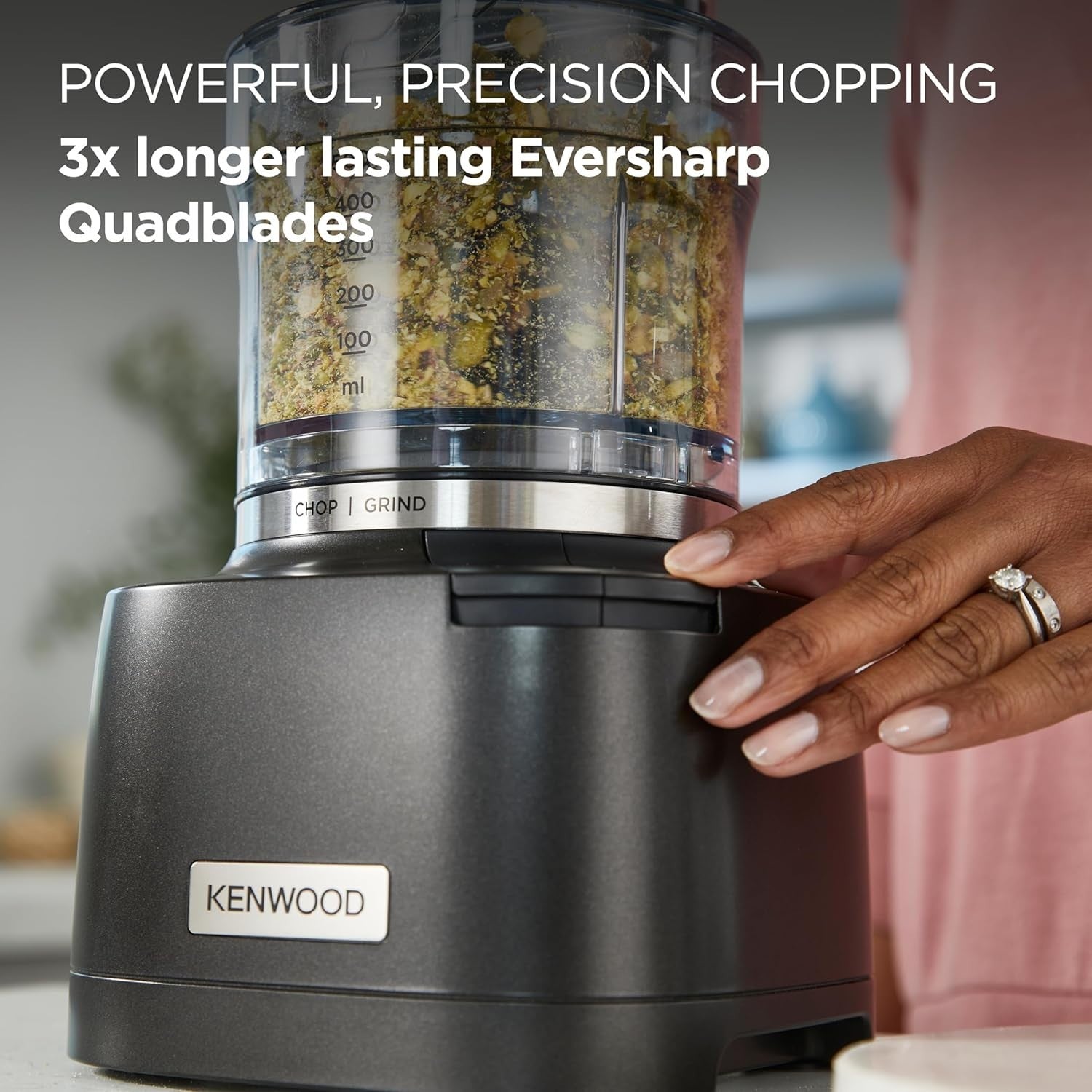 KENWOOD Duo Prep  2-in-1 Chopper & Grinder 800W Black CHP80.00BK5