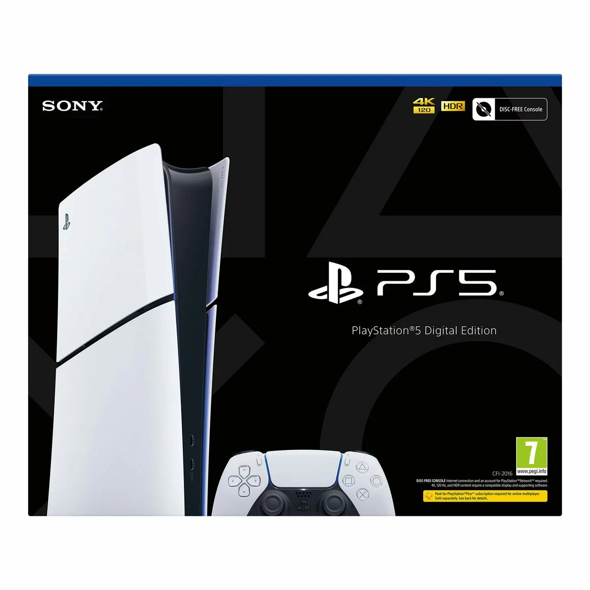 Playstation 5 Digital Edition Console 825GB in White4