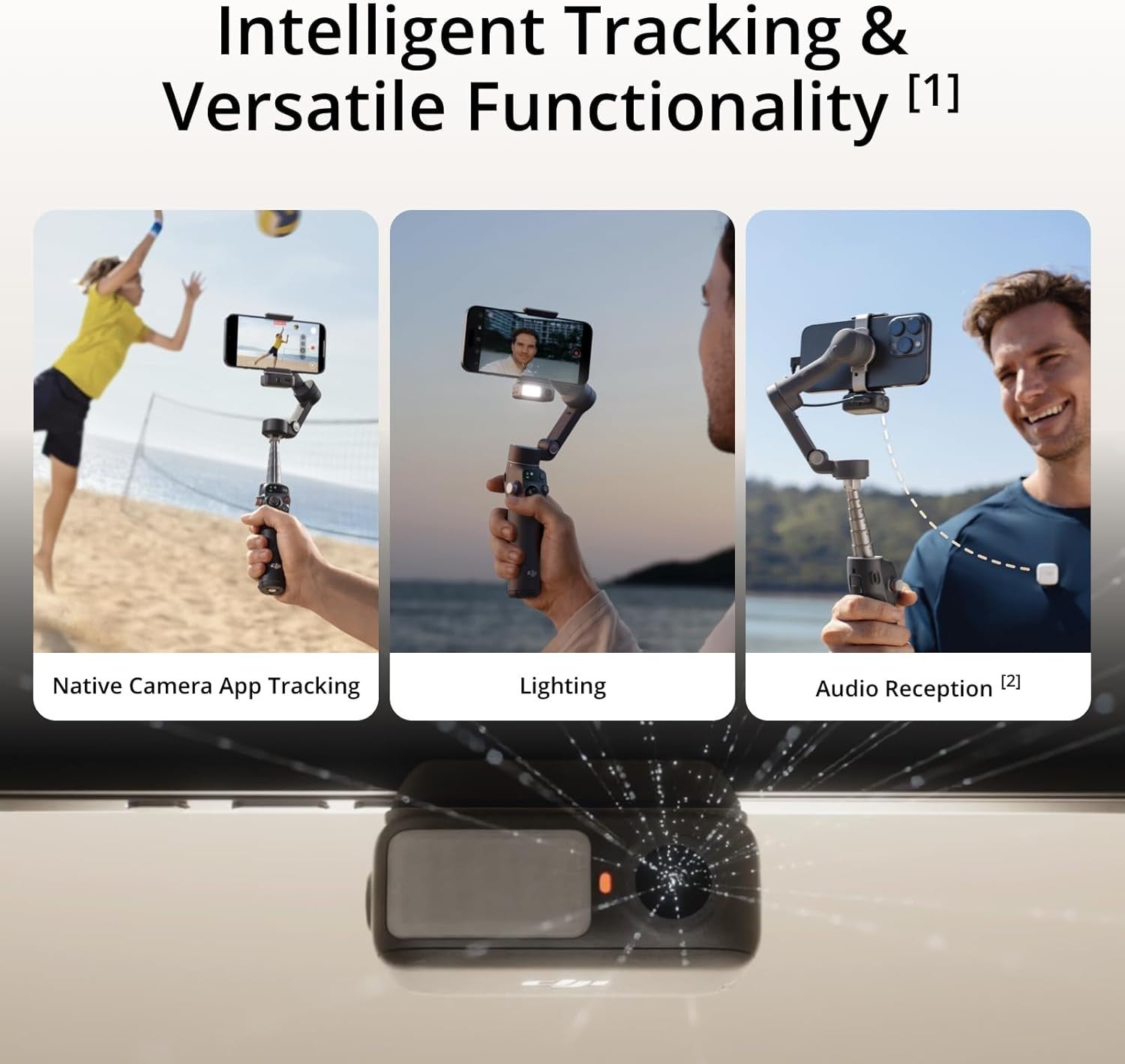 DJI Osmo Mobile 7P Gimbal Stabilizer for iPhone Android Native Tracking9