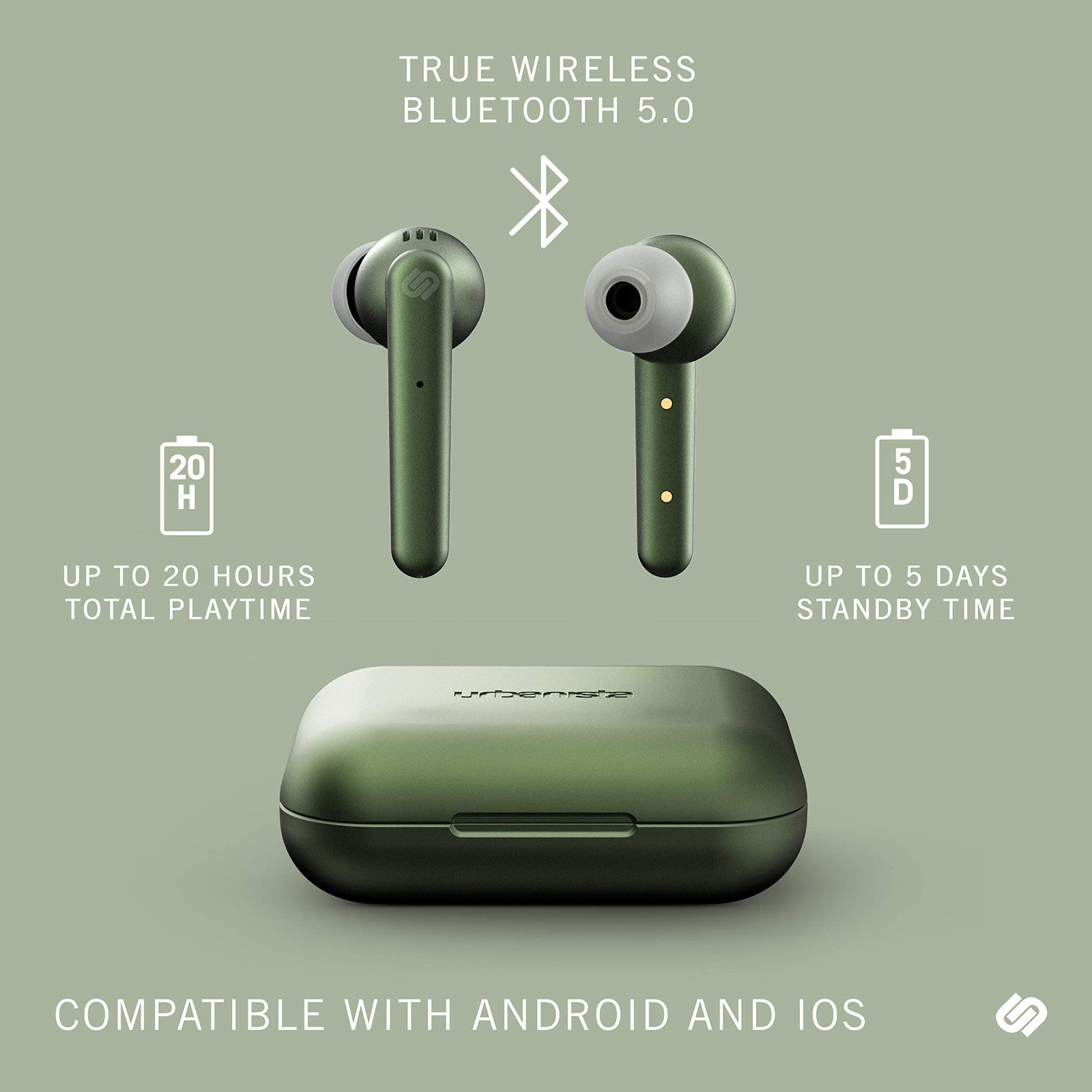 Urbanista Paris True Wireless Noise Cancelling Earphones with Touch Control9