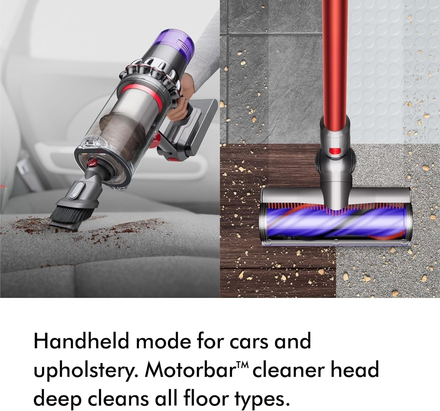 Dyson V11 Extra Cordless Vacuum Cleaner Powerful Intelligent Nickel Red2