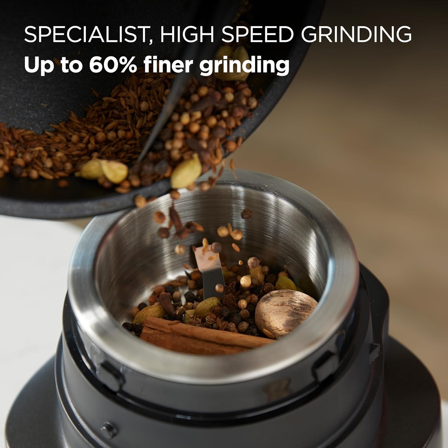 KENWOOD Duo Prep  2-in-1 Chopper & Grinder 800W Black CHP80.00BK4