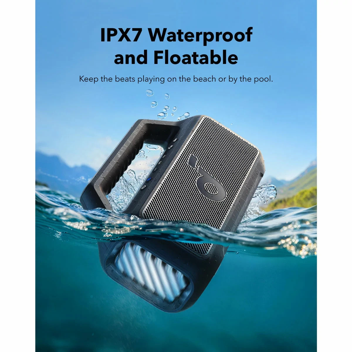 Soundcore Boom V2 Portable Speaker LED Lights IPX7 Waterproof Bluetooth4