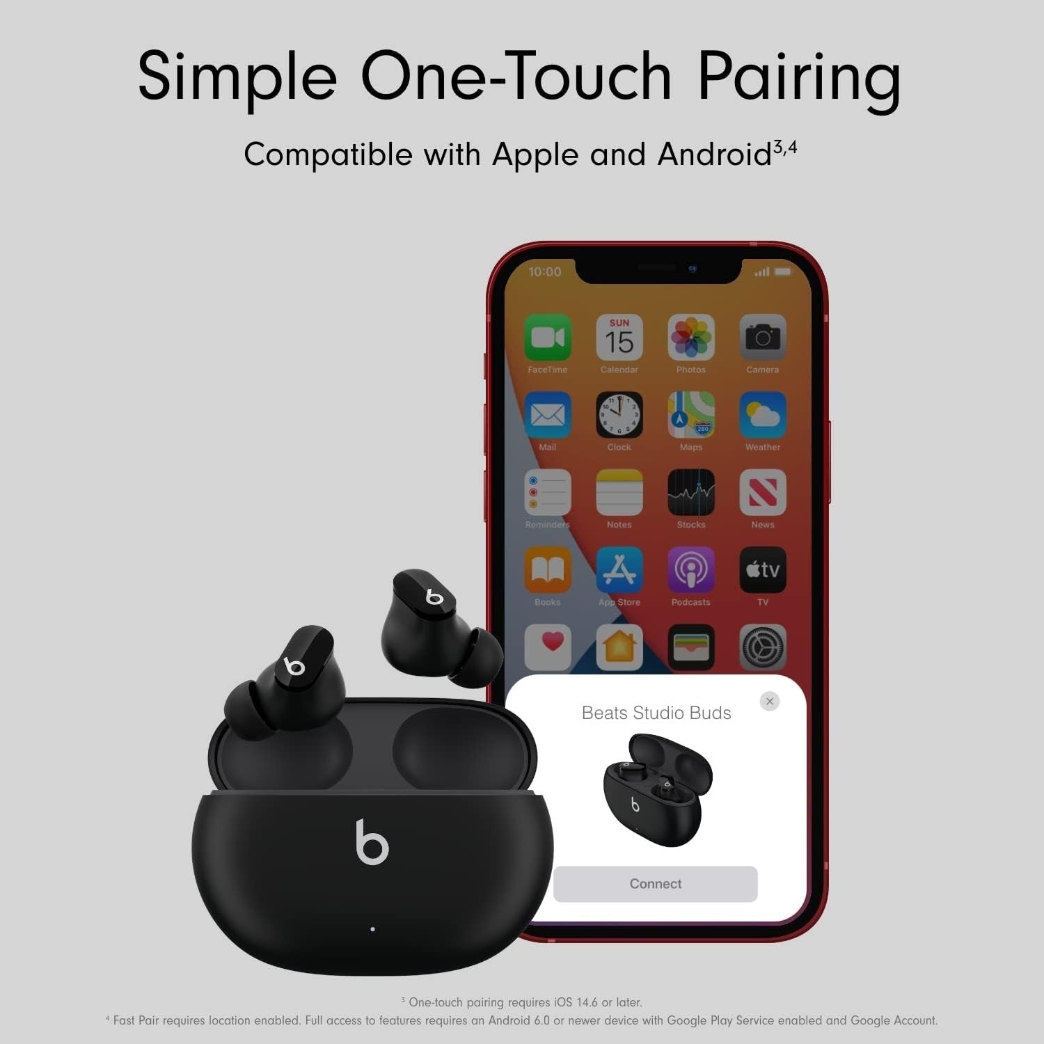 Genuine Beats Studio Buds Earbuds True Wireless Noise Cancelling Earphones IPX414
