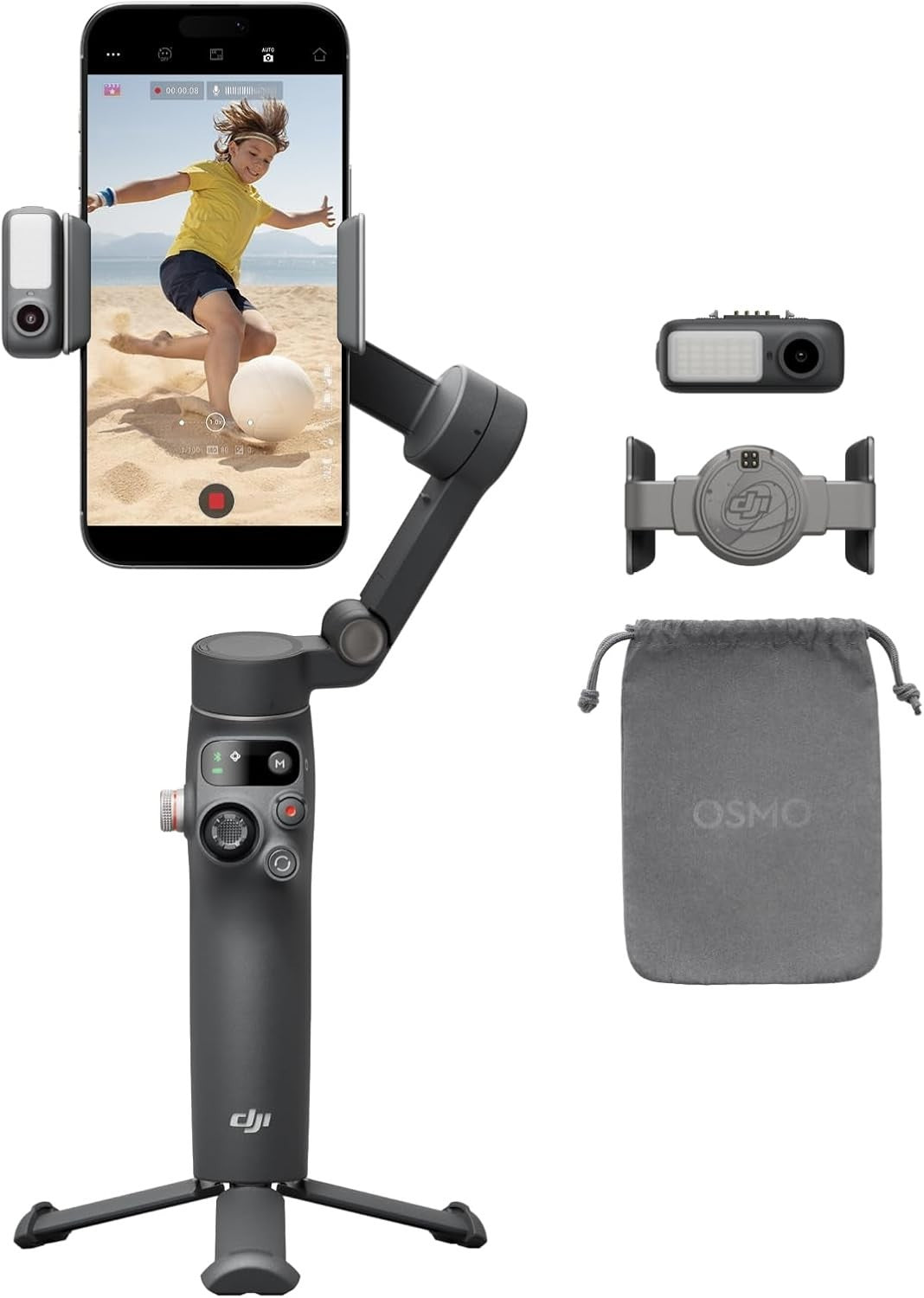 DJI Osmo Mobile 7P Gimbal Stabilizer for iPhone Android Native Tracking7