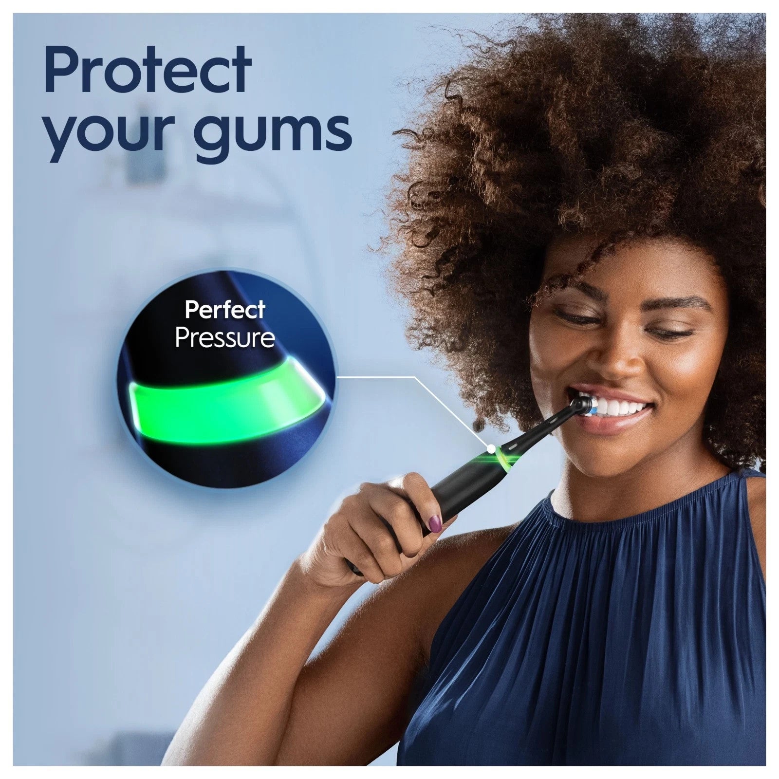 Oral-B iO3 Series Electric Toothbrush Smart Duo Pack Edition Ice Blue Matt Black5