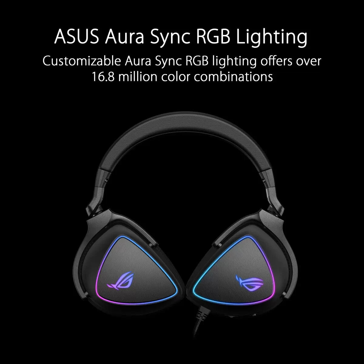 ASUS ROG Delta S Wired RGB Quad-Dac Gaming Headset PC Nintendo Switch PS57