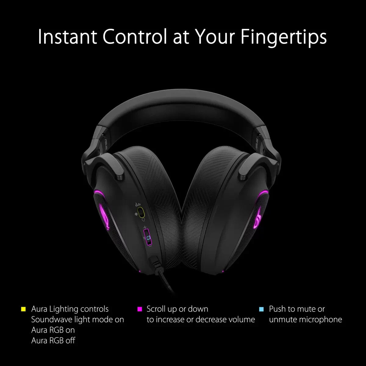 ASUS ROG Delta S Wired RGB Quad-Dac Gaming Headset PC Nintendo Switch PS54