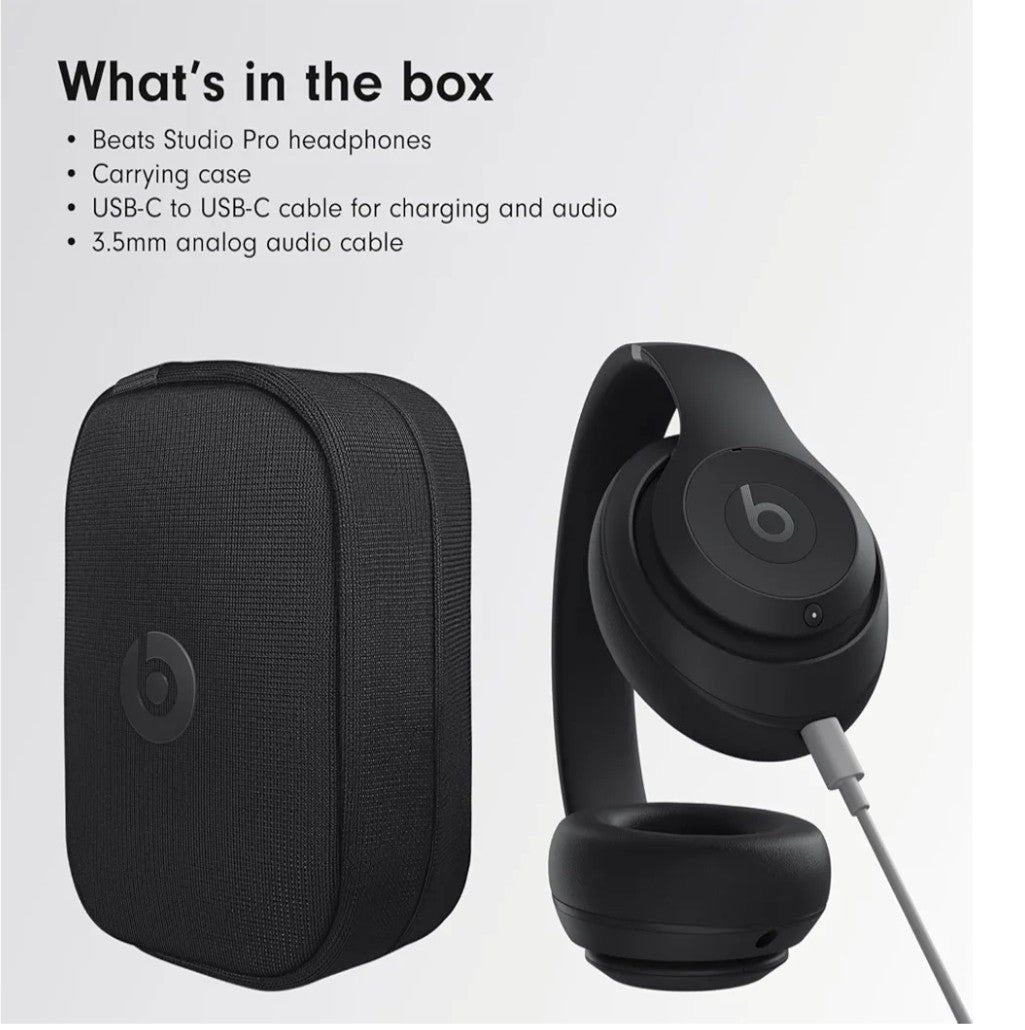 Beats Studio Pro Wireless Over Ear Bluetooth Noise Cancelling Headphones Black3