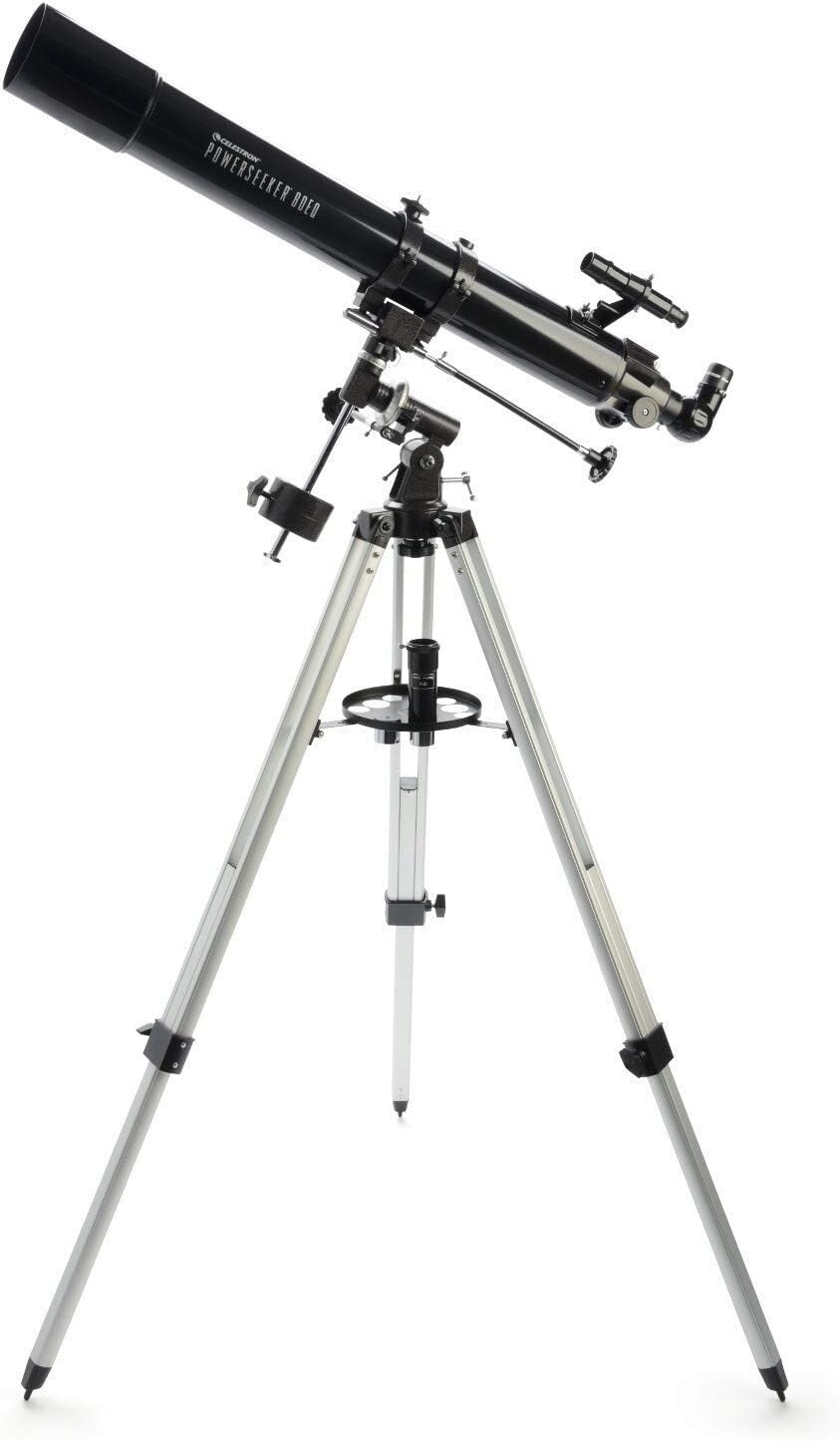 Celestron PowerSeeker 80 EQ Refractor Telescope 80/900mm with Tripod Model 210482