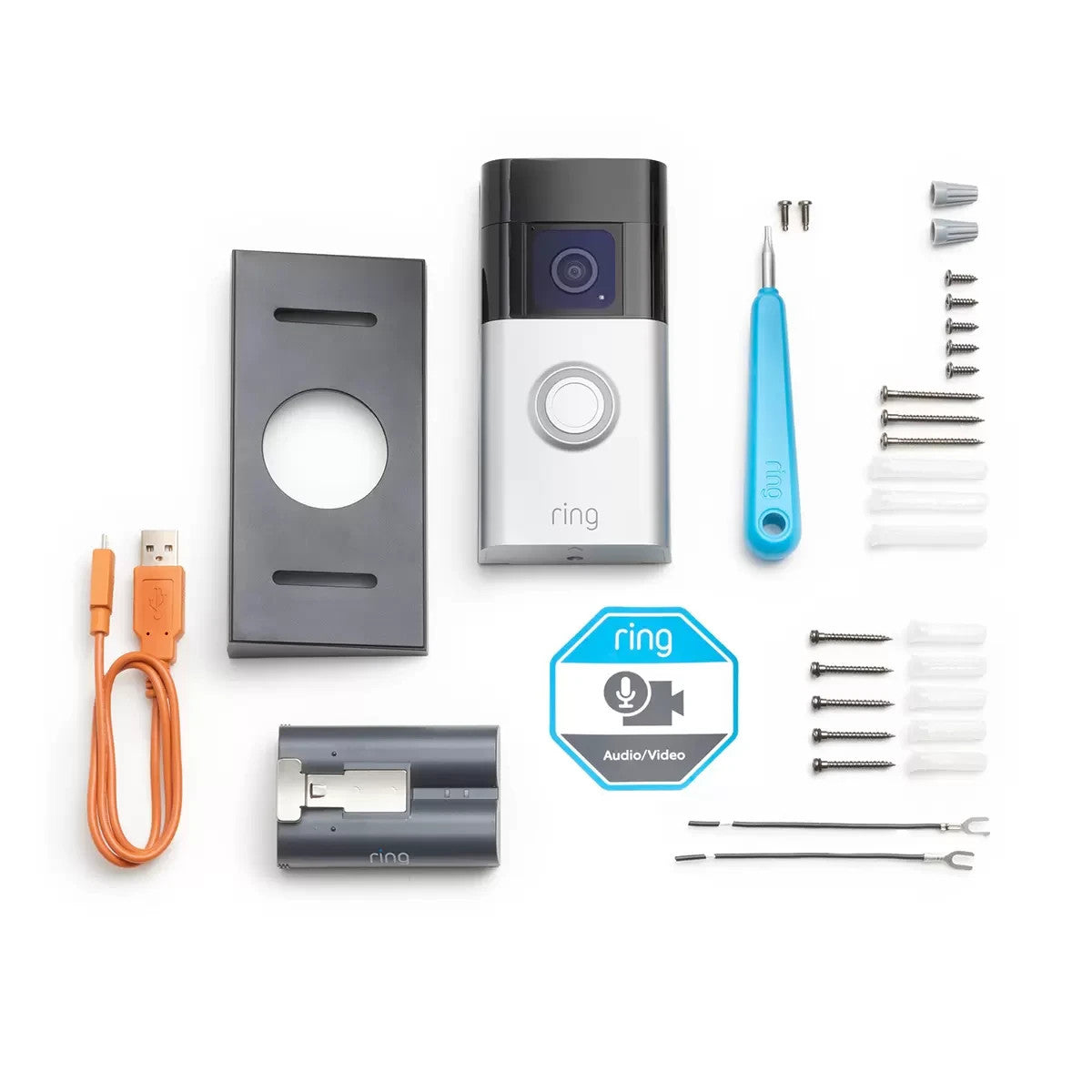 Ring Battery Video Doorbell Plus with Chime and Additional Quick Release Battery5