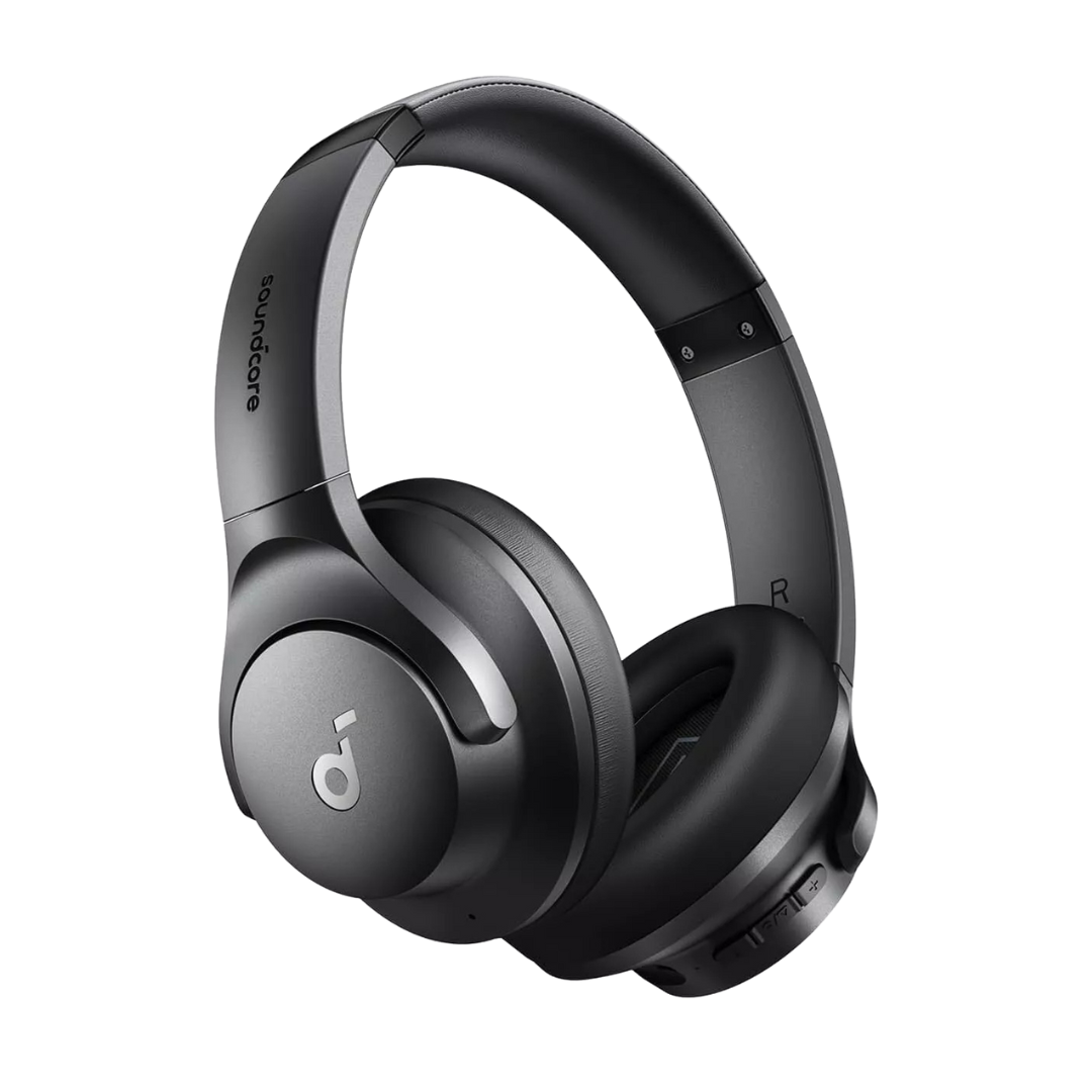 soundcore by Anker Q20i Hybrid Active Noise Cancelling Headphones Large Bass 40H0