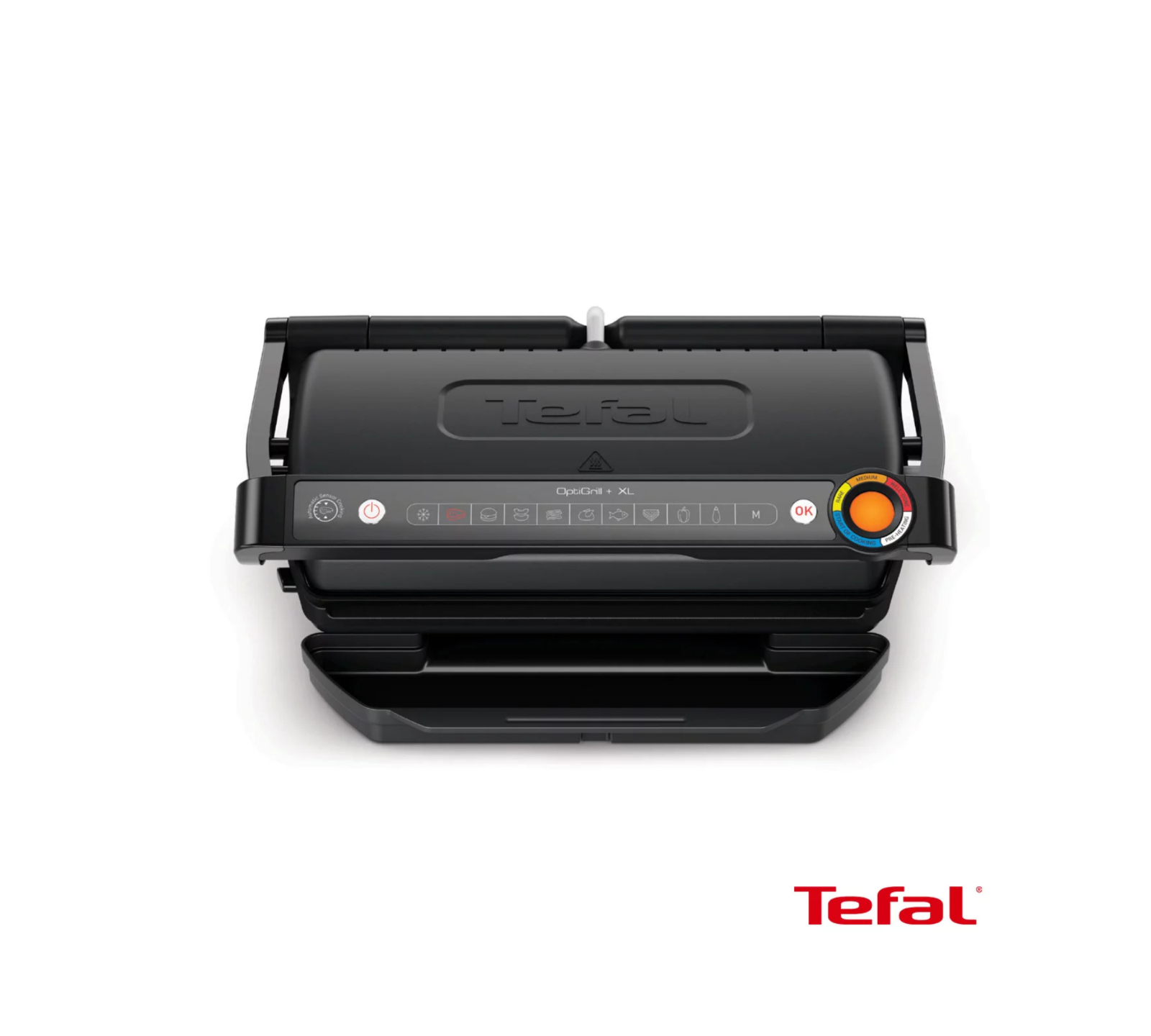 Tefal OptiGrill XL Matt Black GC7278G1 Smart Electric Health Grill Indoor BBQ0