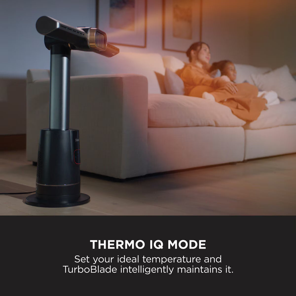 Shark TH200UK Turboblade Cool+Heat Fan in Stylish Charcoal