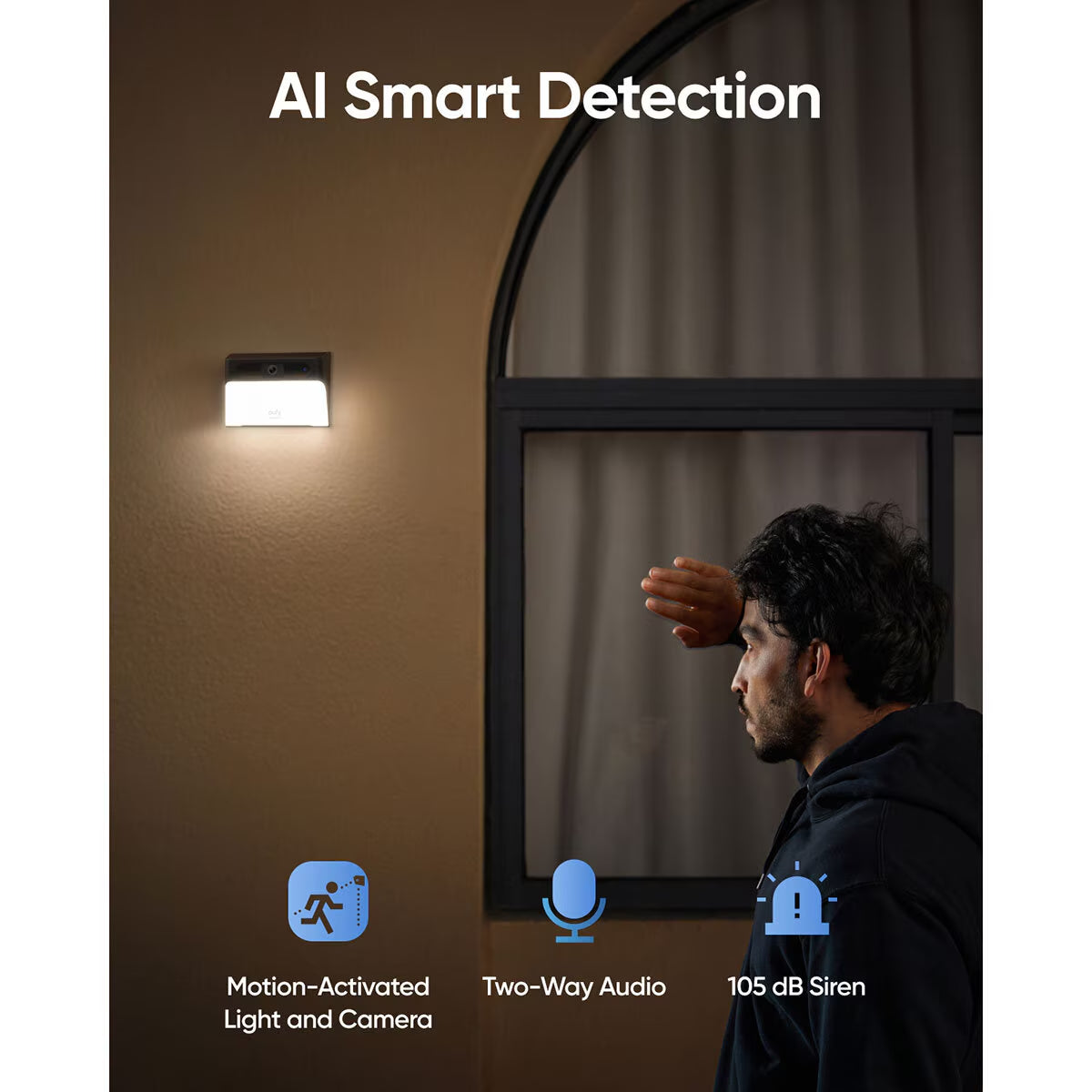 Eufy Solar Wall Light Cam S120 2 Pack - No Monthly Fees
