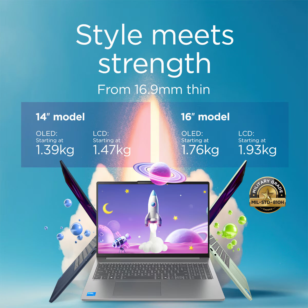 Lenovo Ideapad Slim 5 - Powerful Intel Core i7 Laptop with 16GB RAM & 512GB SSD - 14 Inch Sleek Design