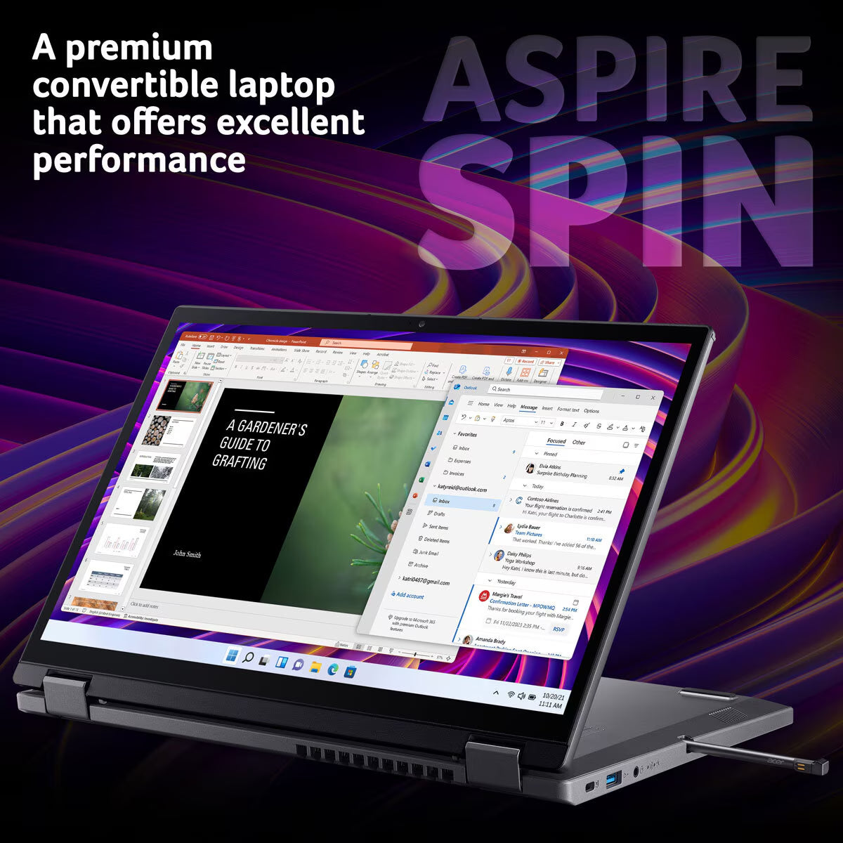 Acer Aspire Spin 14" 2-in-1 Laptop - Intel Core Ultra 5, 16GB RAM, 1TB SSD - Versatile Performance and Style