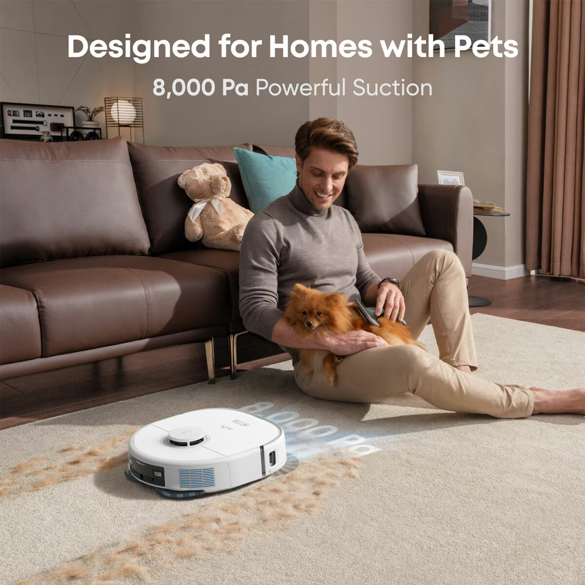 Eufy X10 Pro Omni Robot Vacuum in White, T2351221