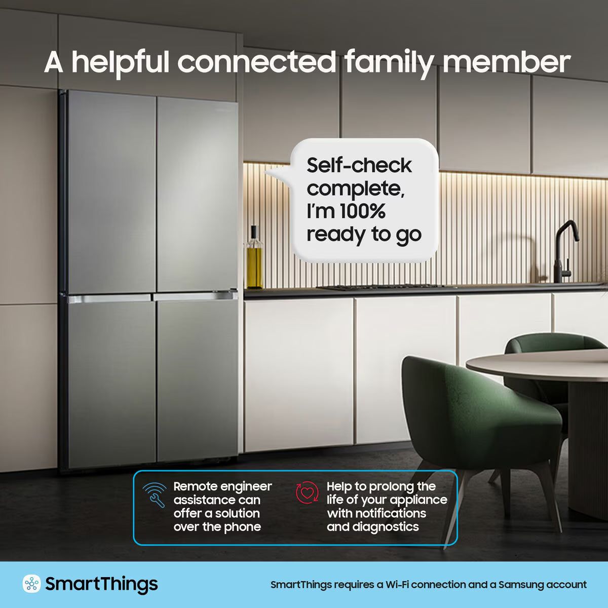 Samsung RS90F66BEFEU, Side by Side Fridge Freezer, E Rated in Black